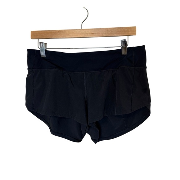 Lululemon Speed Up Shorts Black Lined 2.5" Women's Size 8 Athletic Fitness Gym - Picture 6 of 13
